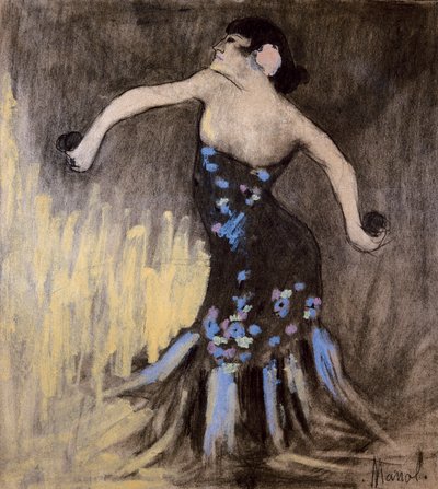 Flamenco dancer de Manuel Martinez Hugue Manolo