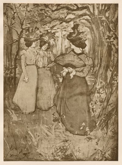 Menuet d&39;Automne, 1898. de Manuel Robbe