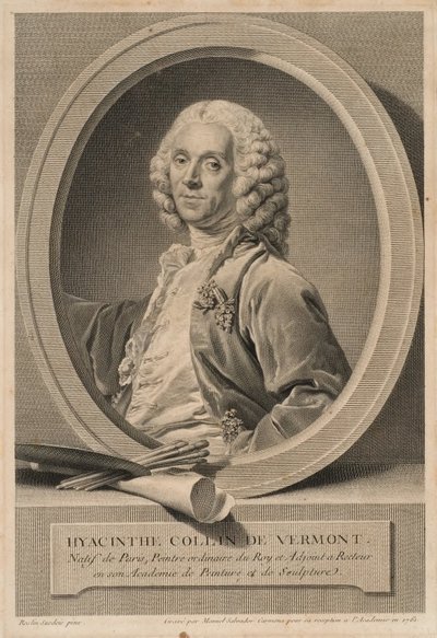 Hyacinthe Collin de Vermont, 1693-1761, pintor e membro da academia de Manuel Salvador Carmona