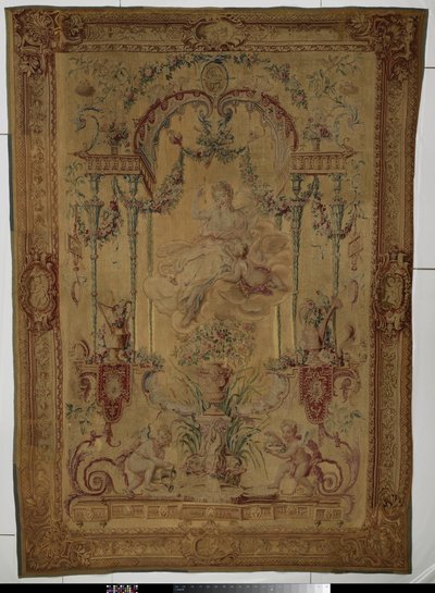 Tapeçaria representando Vénus, simbolizando a Primavera de Manufacture Royale des Gobelins