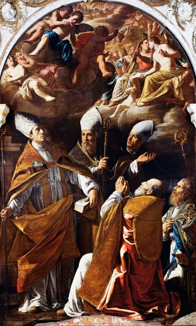 Cinco bispos mártires de Marcantonio Bassetti