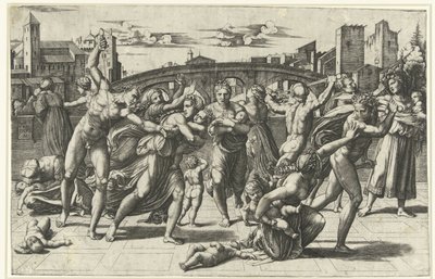 Massacre dos Inocentes Kindermoord em Belém de Marcantonio Raimondi