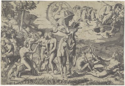 Julgamento de Paris de Marcantonio Raimondi