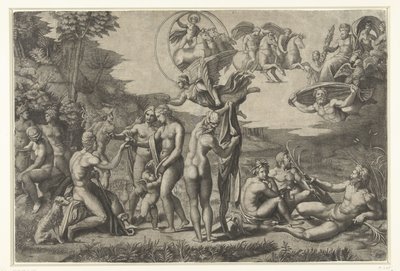 Julgamento de Paris de Marcantonio Raimondi