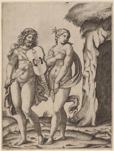 Orfeu e Eurídice de Marcantonio Raimondi