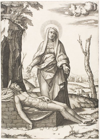 A Pieta de Marcantonio Raimondi