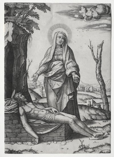 O Pieta. de Marcantonio Raimondi