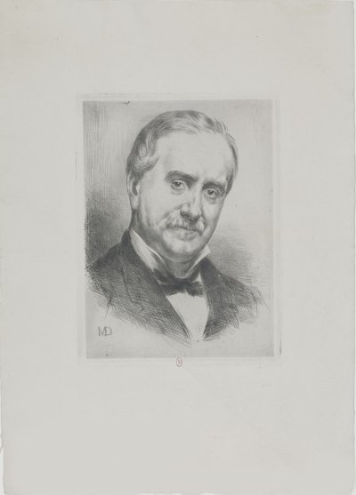 Retrato de Paul Durand-Ruel 1831-1922, 1882. de Marcellin Gilbert Desboutin