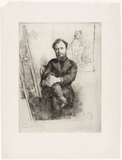 Retrato do Visconde Ludovic Napoleon Lepic de Marcellin Gilbert Desboutin