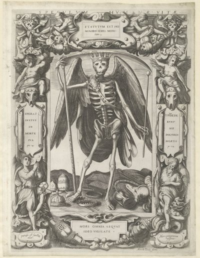 Espelho da vida humana
Speculum Humanae Vitae (título sobre o objecto) de Marcello Clodio