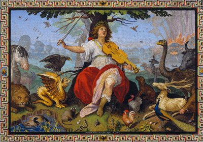 Mosaico "Orpheus" de Marcello Provenzale (1577-1639) 1618 de Marcello Provenzale
