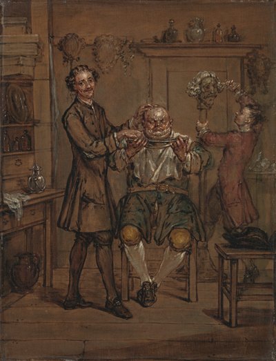 O barbeiro de Marcellus Laroon the Younger