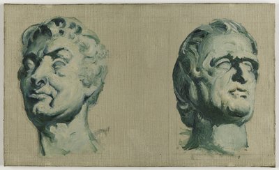 Esboço para o Salon des Sciences no Hôtel de Ville em Paris: Cuvier - Lavoisier, 1890 (óleo sobre tela, cartão) de Marchal Marchal