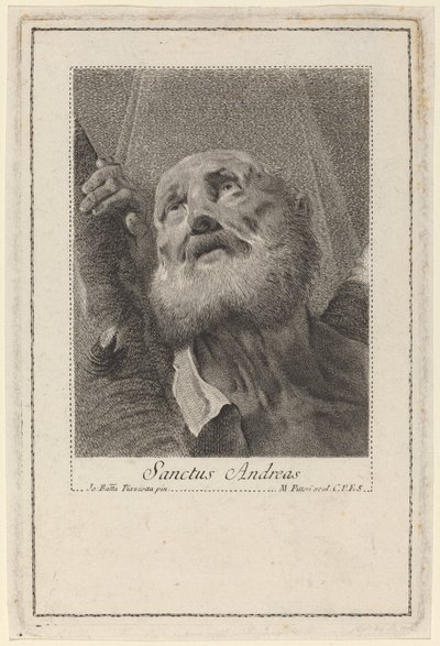 Santo André de Marco Alvise Pitteri after Giovanni Battista Piazzetta