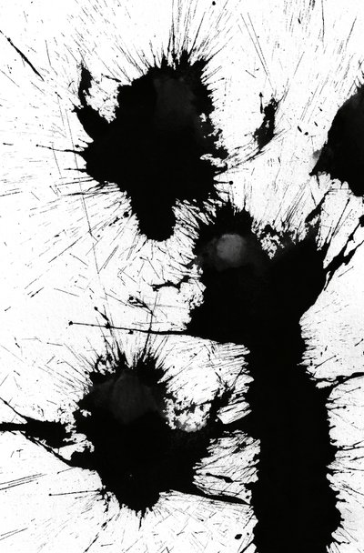 Borrão, 2014 (tinta sobre papel) de Marco Campedelli