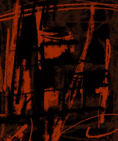 Diário de um louco_143, 2024 (pintura digital) de Marco Campedelli