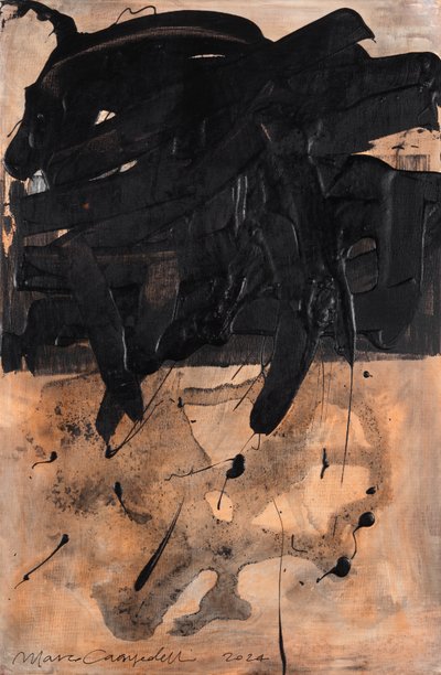 Duo, 2024 (acrílico sobre tela) de Marco Campedelli