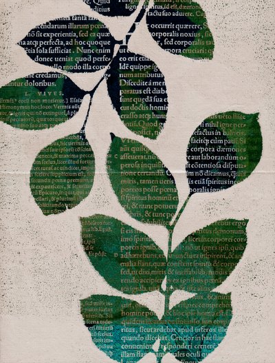 Folhas, 2024 (monotipo) de Marco Campedelli