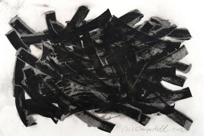 Saltus, 2012 (tinta sobre papel) de Marco Campedelli