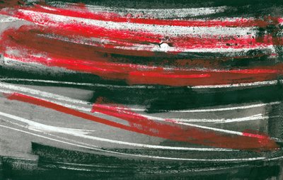 Tempestade em vermelho, 2017 (técnica mista) de Marco Campedelli