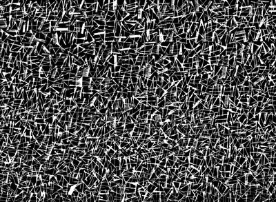 Textura, 2017 (tinta sobre papel ingreso) de Marco Campedelli