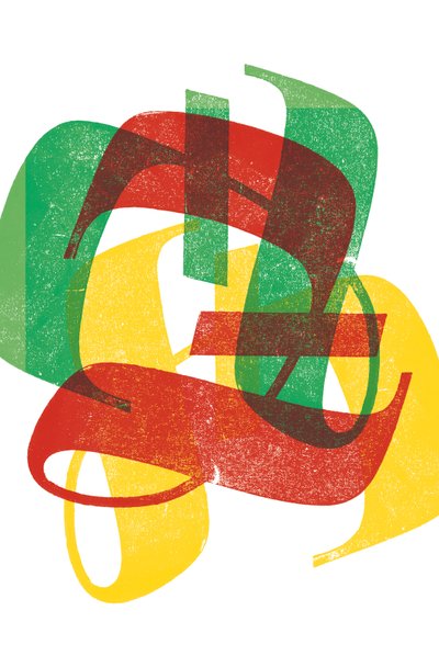 Z, 2014 (impressão xilográfica sobre papel) de Marco Campedelli