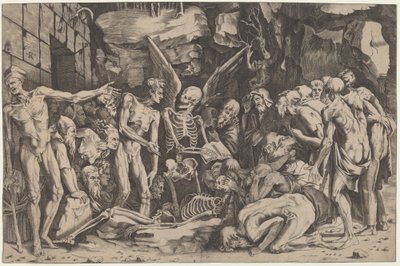 Os Esqueletos de Marco Dente, after Baccio Bandinelli
