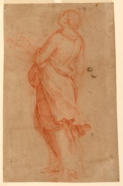 Desenho, Uma jovem mulher (Santa Maria Madalena sob a cruz), 1550-75 de Marco Pino