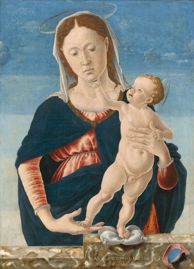 Madonna e Criança, c. 14671468 de Marco Zoppo