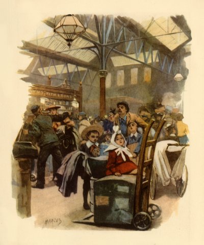 "Cannon Street Station, c. 1900", 1945.   de Marcus