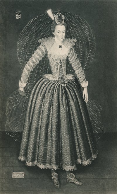 Lucy Harrington, condessa de Bedford, século c16th 1904 de Marcus Garret Gheeraerts the Younger
