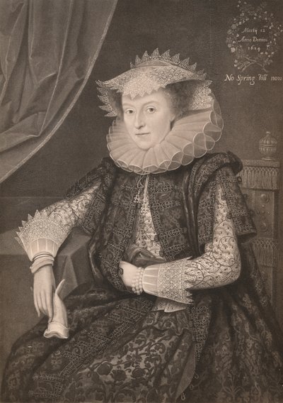 Mary Sidney, Condessa de Pembroke, 1614, 1904 de Marcus Garret Gheeraerts the Younger