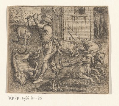 Fábula do fazendeiro e seus cães de Marcus Gheeraerts (I)