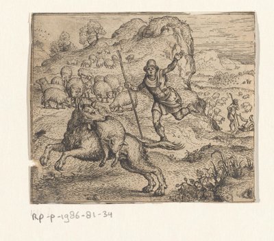 Fábula do rapaz que chorava lobo de Marcus Gheeraerts (I)