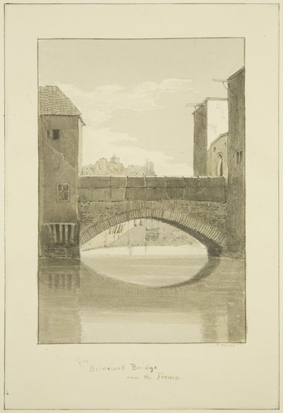 Ponte Bridewell sobre o Frome, olhando para Norte de Marcus H. Homes