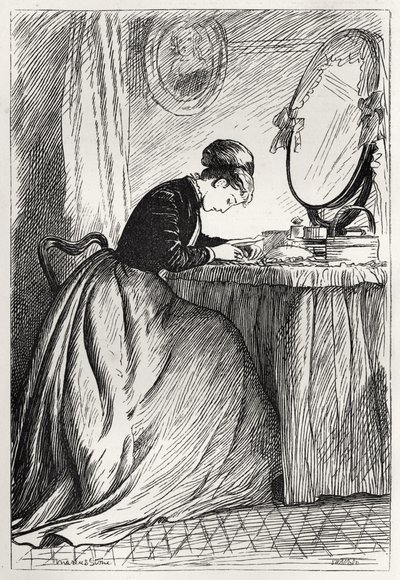 O romance de Anthony Trollope, &39;Ele sabia que estava certo&39; de Marcus Stone