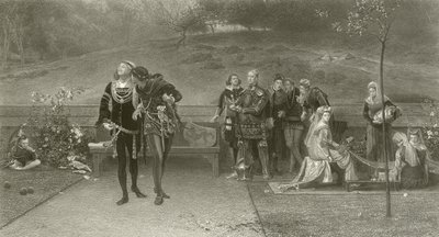 Edward II e Piers Gaveston de Marcus Stone