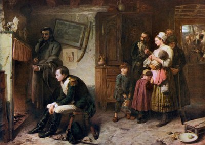 Na estrada de Waterloo para Paris, 1863, 1912. de Marcus Stone