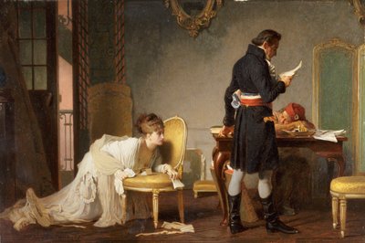 A Carta, 1877 de Marcus Stone