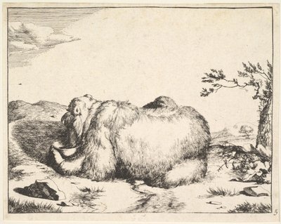 de The Set of The Bears, ca. 1664. de Marcus de Bye