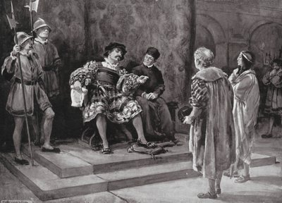 Thomé de Sousa, primeiro governador-geral do Brasil (litografia) de Margaret (after) Dovaston