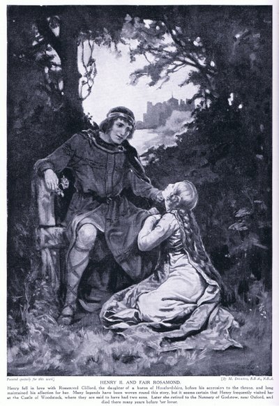 Henrique II e a bela Rosamund de Margaret Dovaston