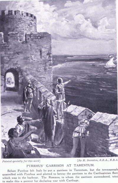 Guarnição de Pirro em Tarento de Margaret Dovaston