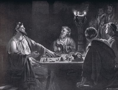 A introdução de pesos e medidas na Grécia, ilustração de "Hutchinson