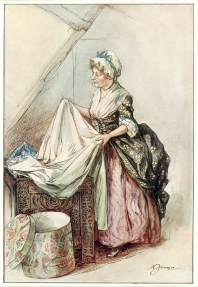 O Vigário de Wakefield, de Oliver Goldsmith (litografia a cores) de Margaret Jameson