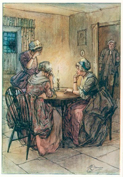 O Vigário de Wakefield, de Oliver Goldsmith (litografia a cores) de Margaret Jameson