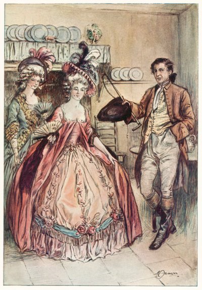 O Vigário de Wakefield, de Oliver Goldsmith (litografia a cores) de Margaret Jameson