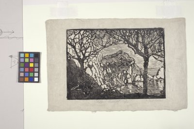 Penhascos à luz do sol, Capri de Margaret Jordan Patterson