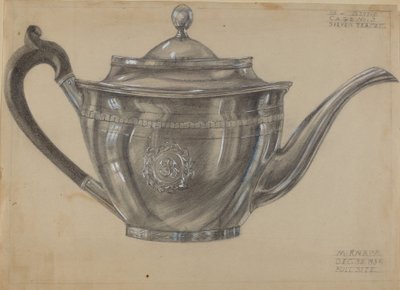 Chaleira de prata de Margaret Knapp