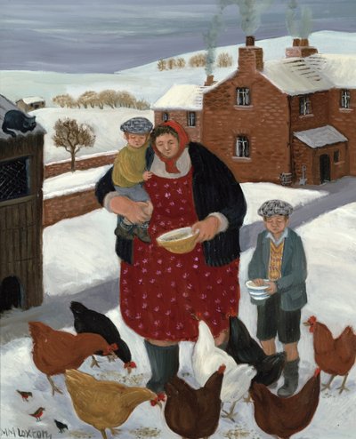 Quintal no inverno de Margaret Loxton